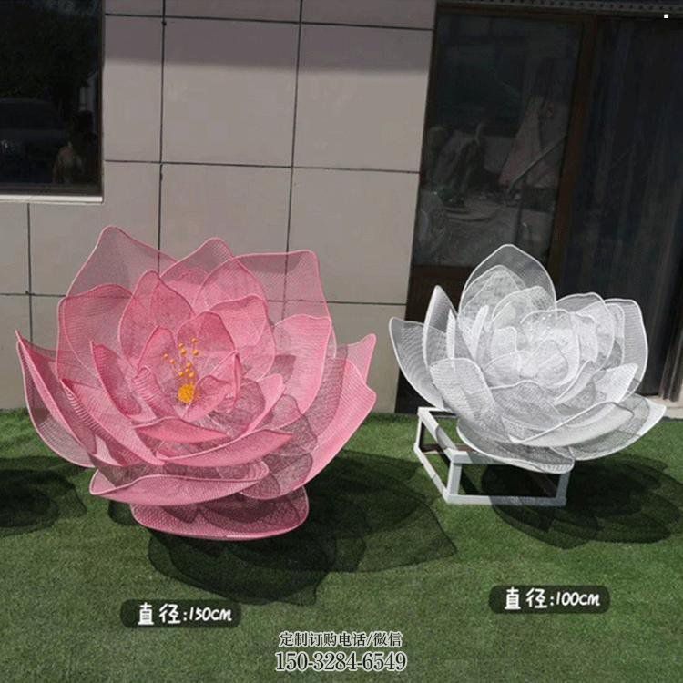 玫瑰花雕塑通用，水景雕塑，镂空玫瑰花雕塑厂家展品